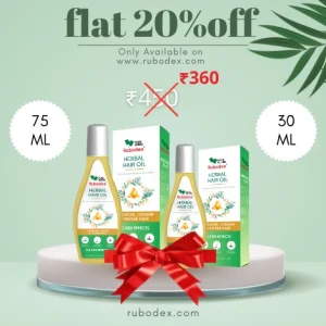 rubodex herbal hair oil 75ml plus 30ml